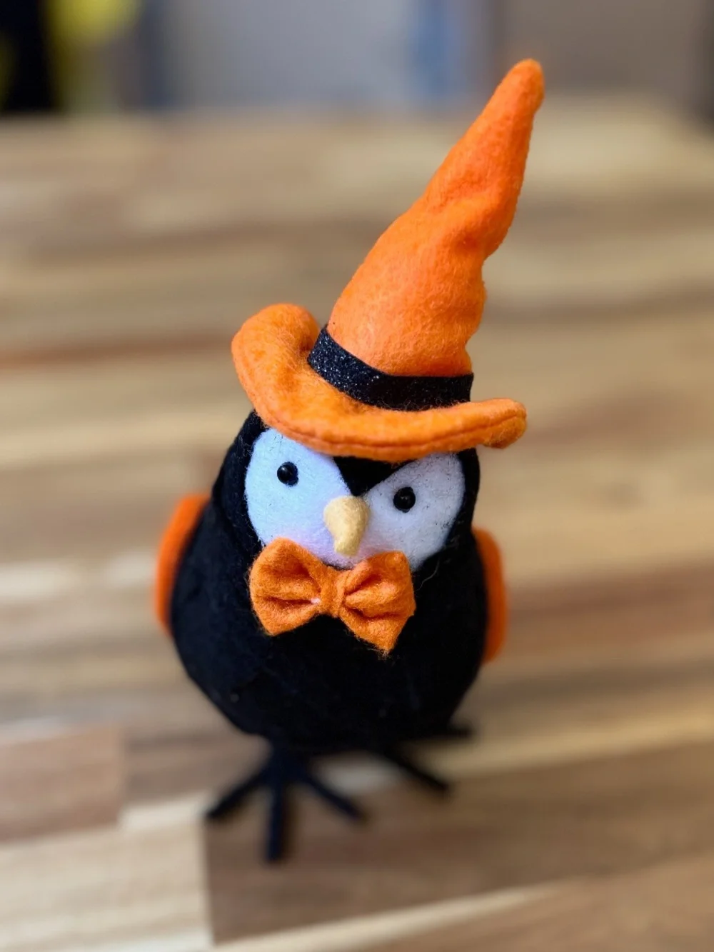 Target Halloween orange witch hat bird - Featherly Friends